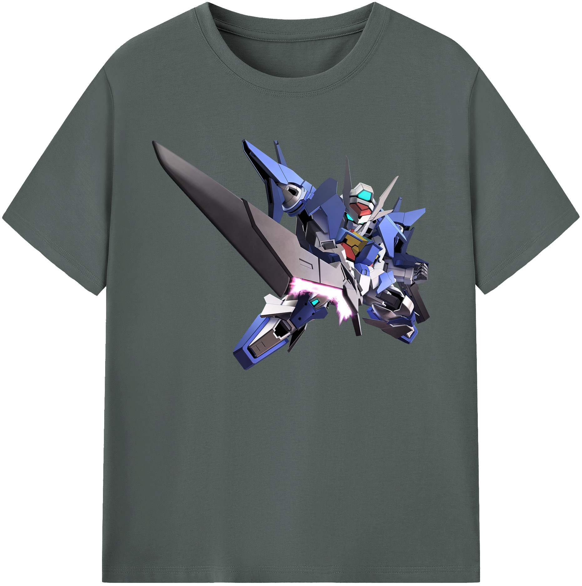 （画像用） 機動戦士ガンダム Mobile Suit Gundam 綿100％ メンズ半袖Tシャツ｜肌触りやわらか＆通気性